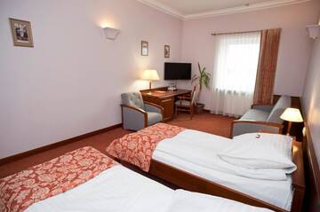 Фото номера Одноместный номер Отель Eurohotel Swarzędz г. Сважендз 9