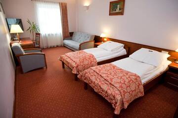 Фото номера Двухместный номер с 1 кроватью или 2 отдельными кроватями Отель Eurohotel Swarzędz г. Сважендз 4